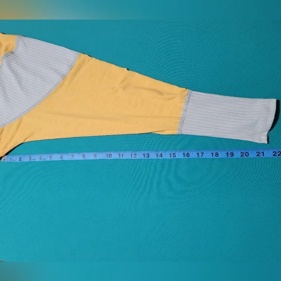 FP Movement Spotlight Long Sleeve Layer Shirt in Pastel Peach Combo Size XS - Picture 12 of 12